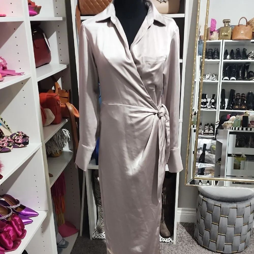 Jason Wu Elegant Long Sleeve Dress in Cream
